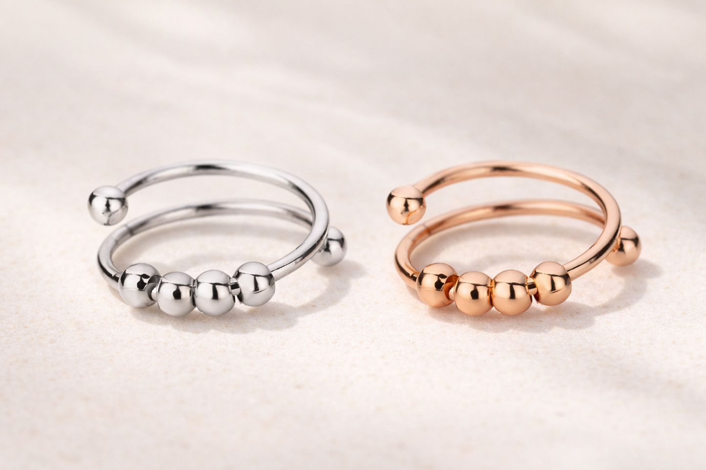 The Classic Serene Ring – Anxiety Relief Spinner Ring