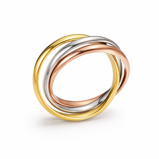 The Trio Ring with three interlocking bands