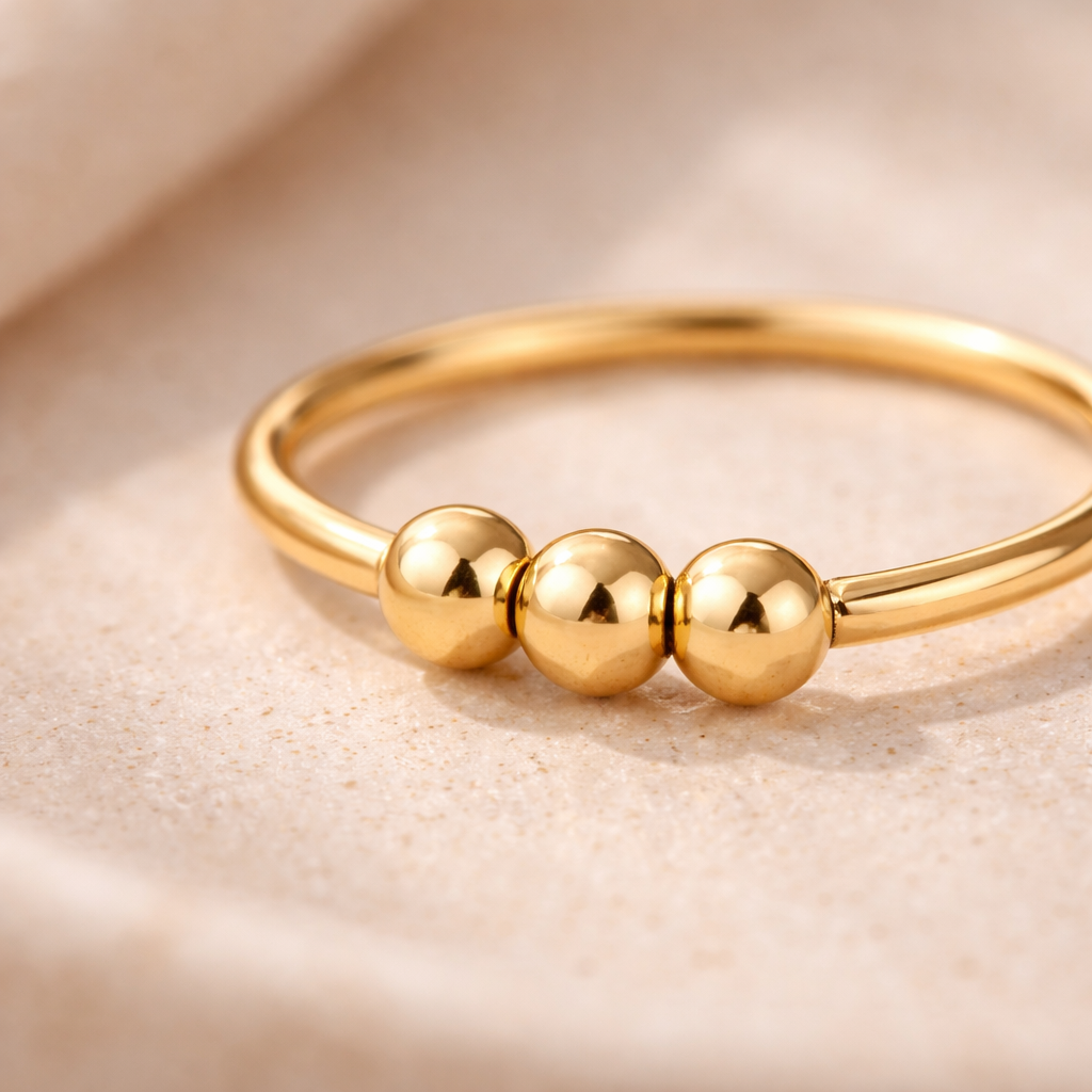 The Classic Serene Ring – Anxiety Relief Spinner Ring