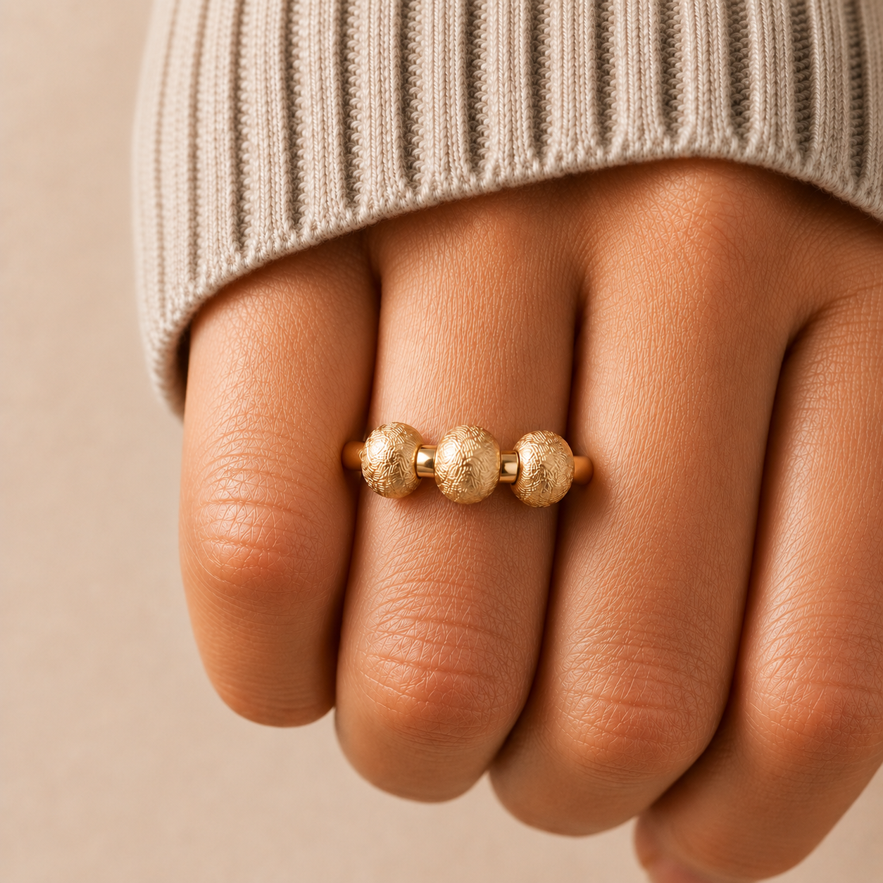 The Anchor Ring — Anxiety Spinner Ring