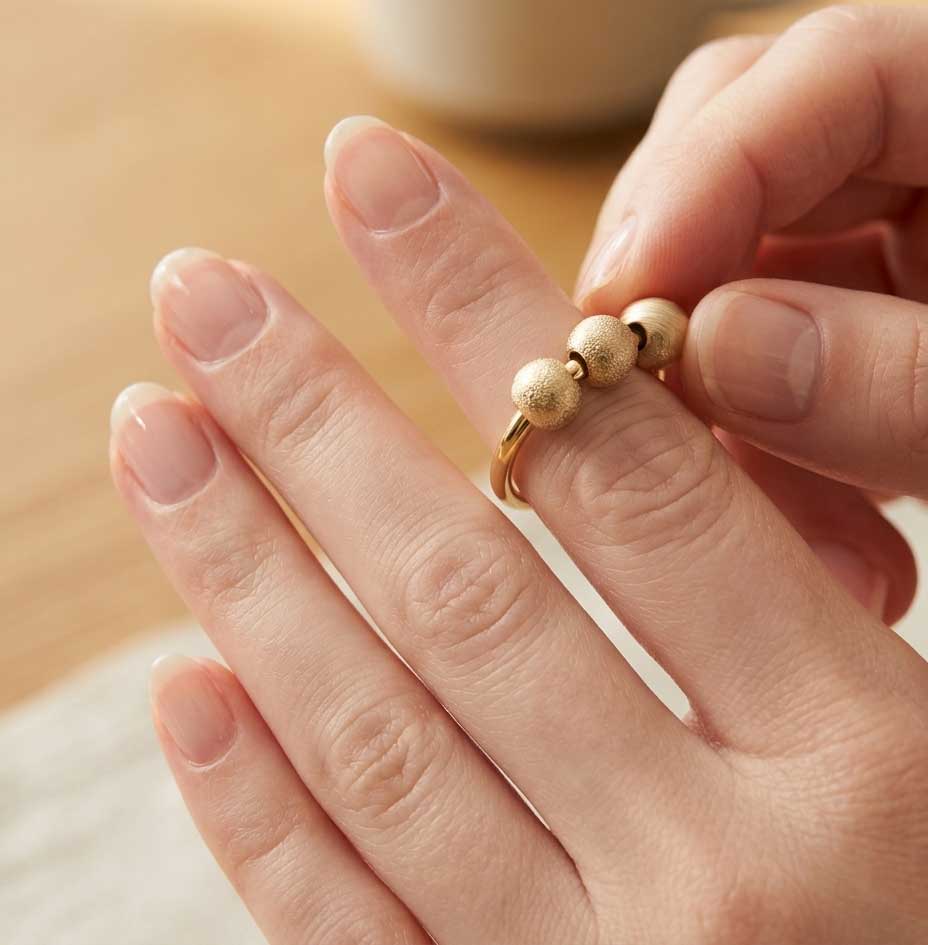 The Anchor Ring — Anxiety Spinner Ring