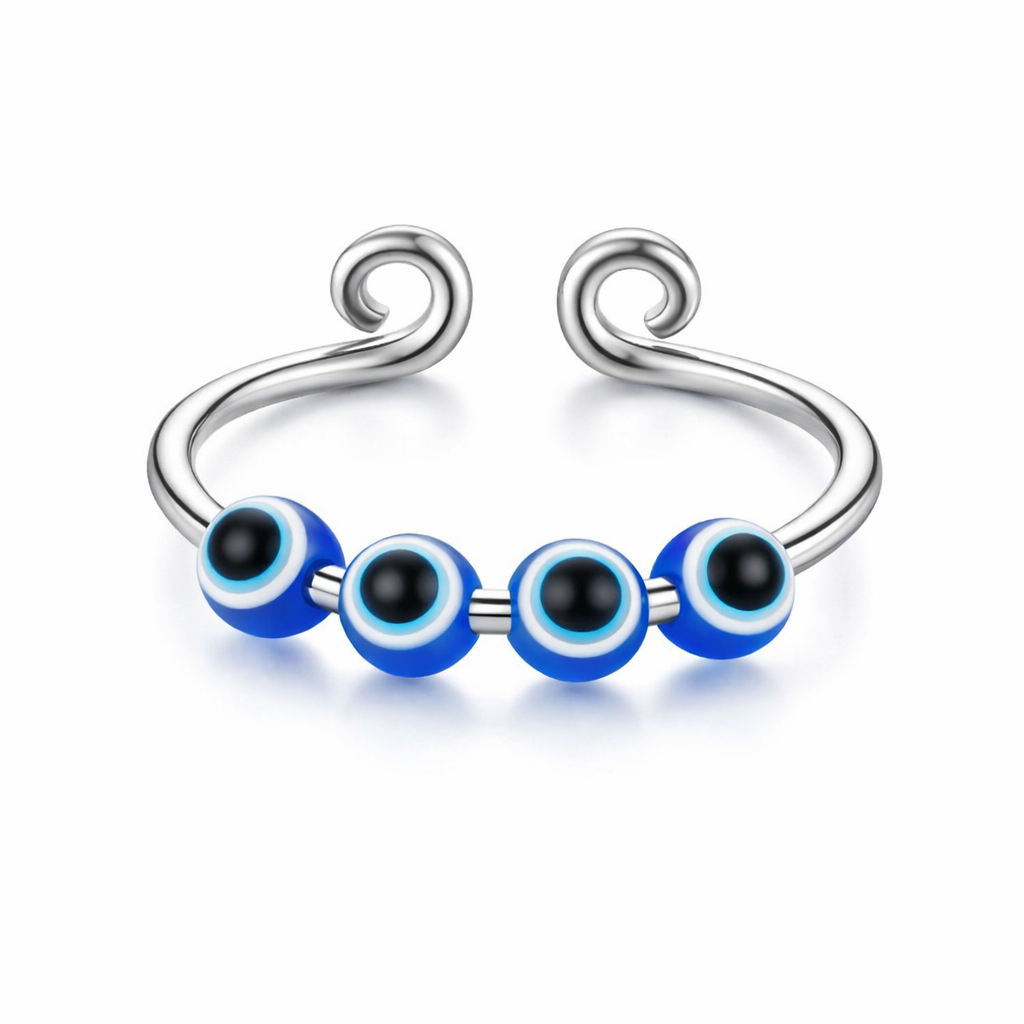 The Evil Eye Spinner Ring — Anxiety Spinner Ring