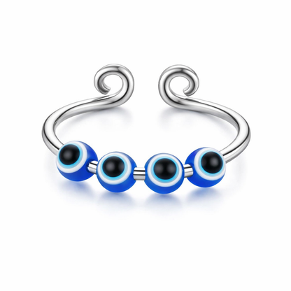 The Evil Eye Spinner Ring