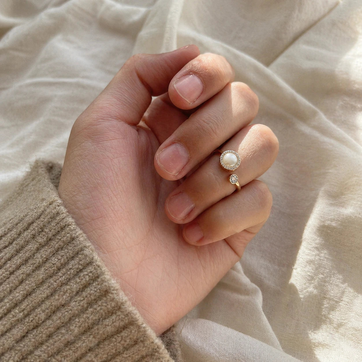 The Lunar Ring — Anxiety Spinner Ring
