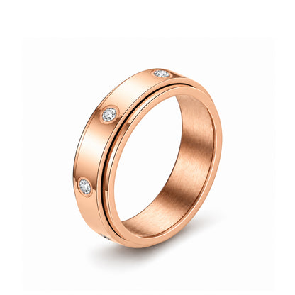 The Orbit Ring fixed-size inner band and crystal accents in close-up