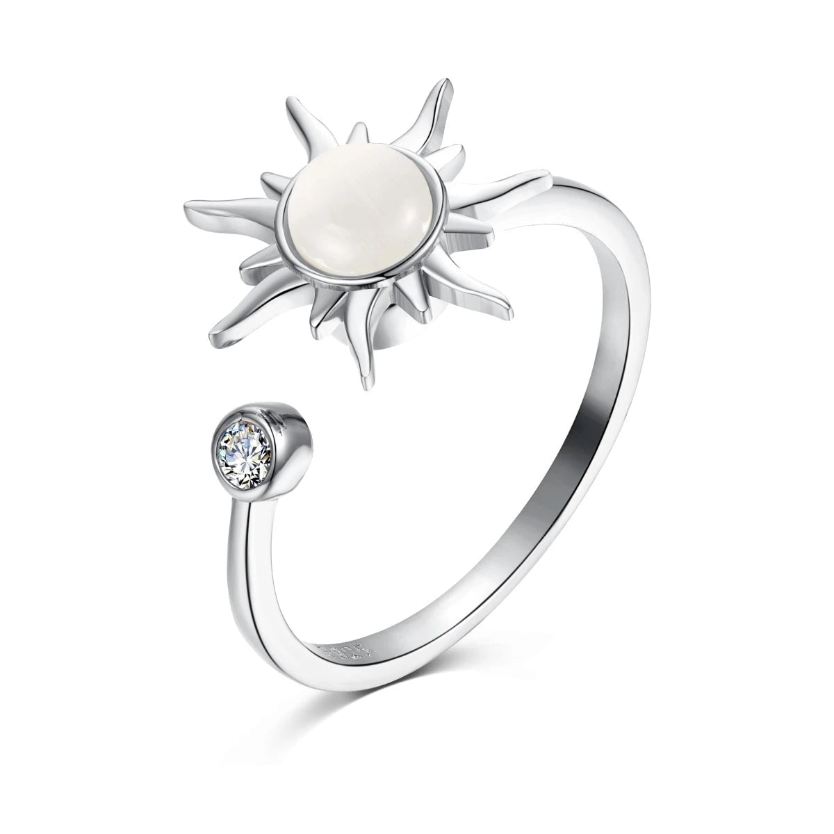 The Sunstone Ring — Anxiety Spinner Ring