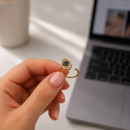 The Sapphire Eye Ring