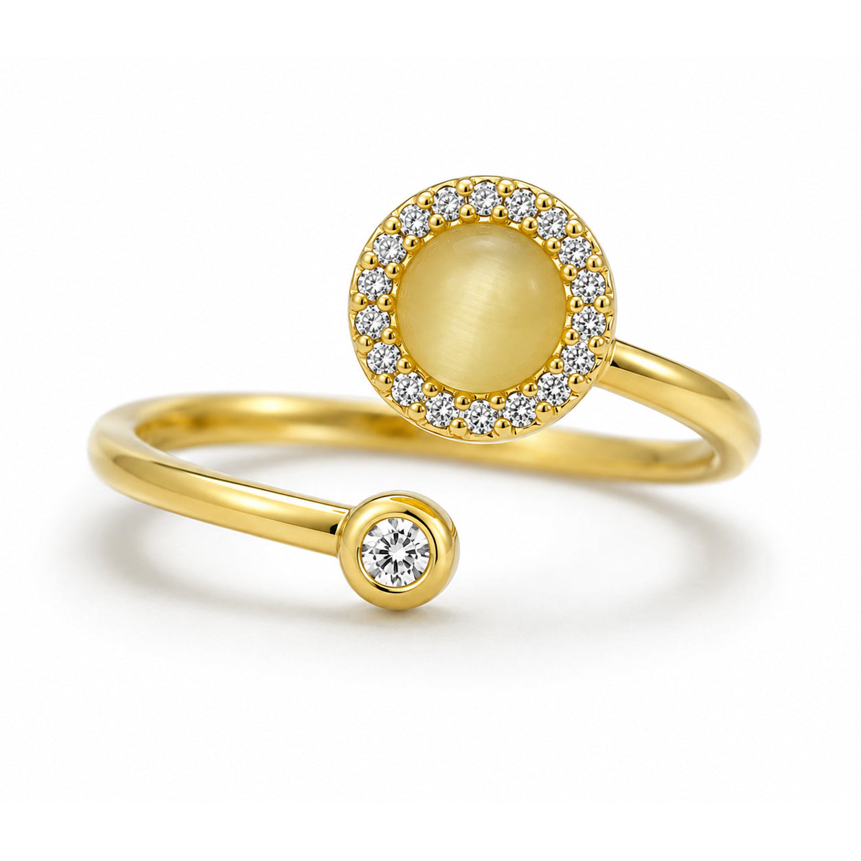 The Lunar Ring — Anxiety Spinner Ring