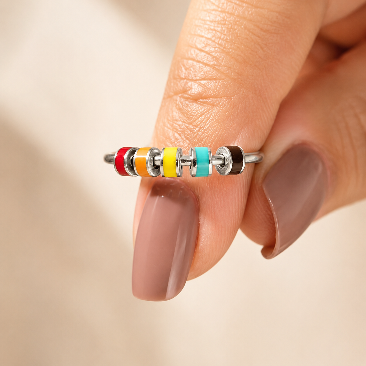 The Balance Ring — Anxiety Spinner Ring