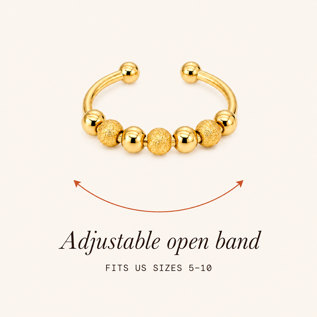The Tactile Ring — Anxiety Spinner Ring