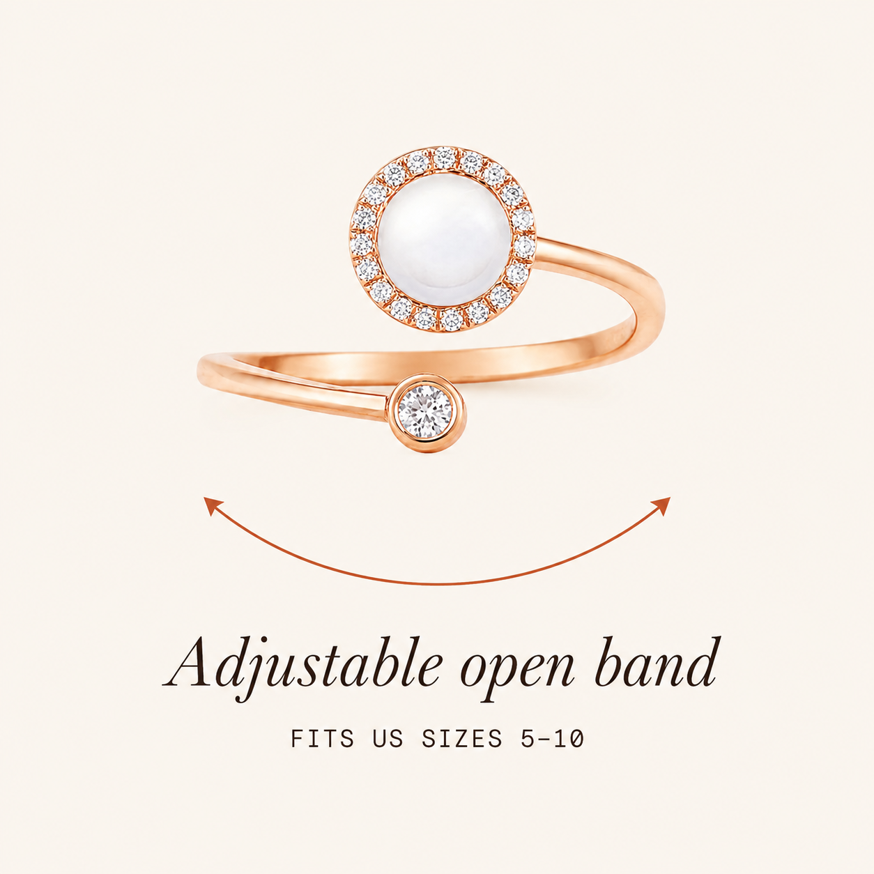 The Lunar Ring — Anxiety Spinner Ring